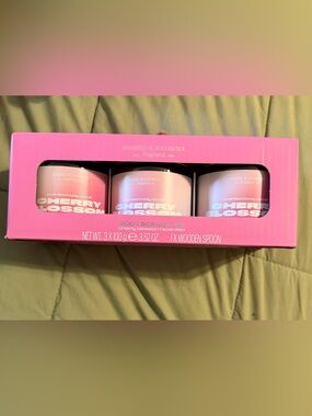 Cherry Blossom Body Scrub Trio - NIB